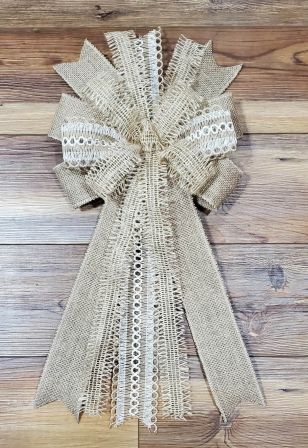 Bead Grass Wreath with Optional Bow #6